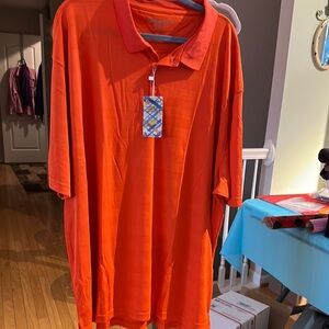 Men's Orange Polo Shirt